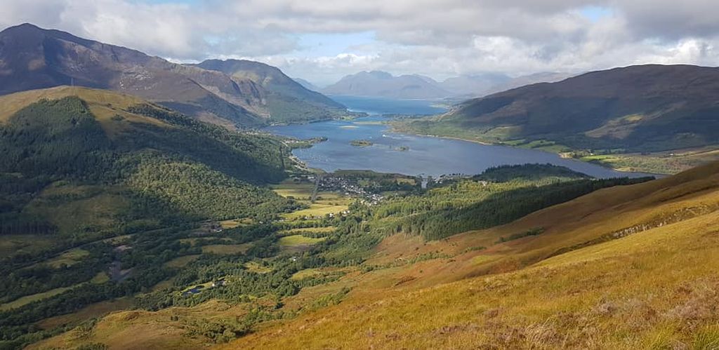 Beinn a Bheithir from Aonach Eagach Ridge