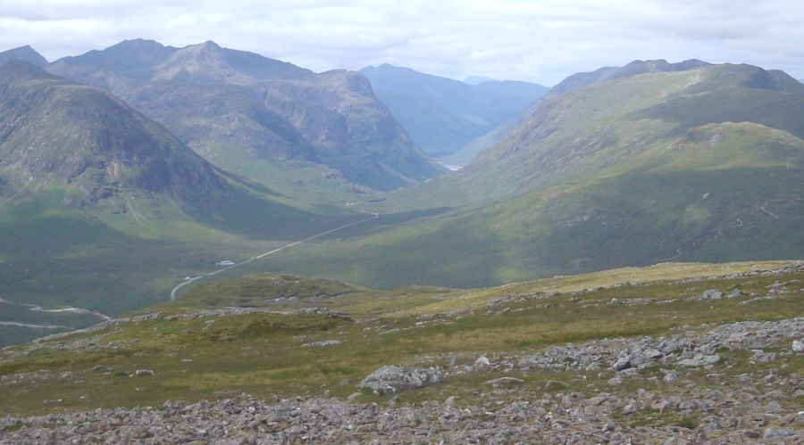 Glencoe from Beinn a Chrulaiste