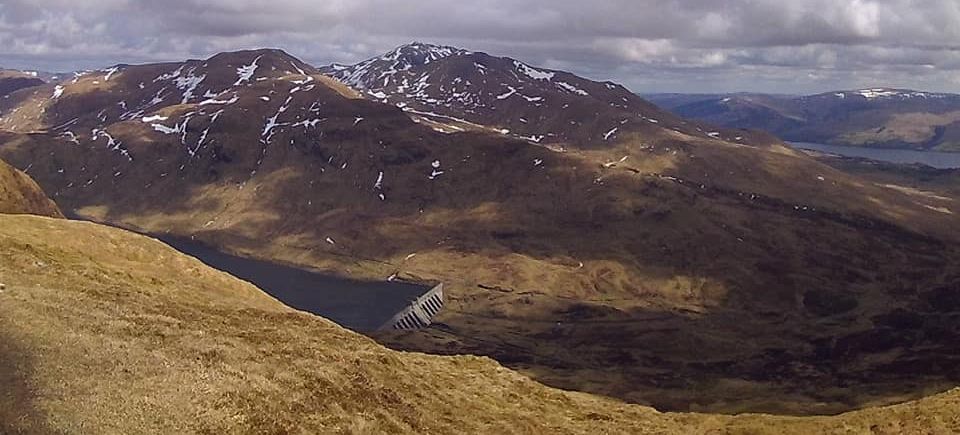 Meall Corranach and Beinn Ghlas from Meall nan Tarmachan