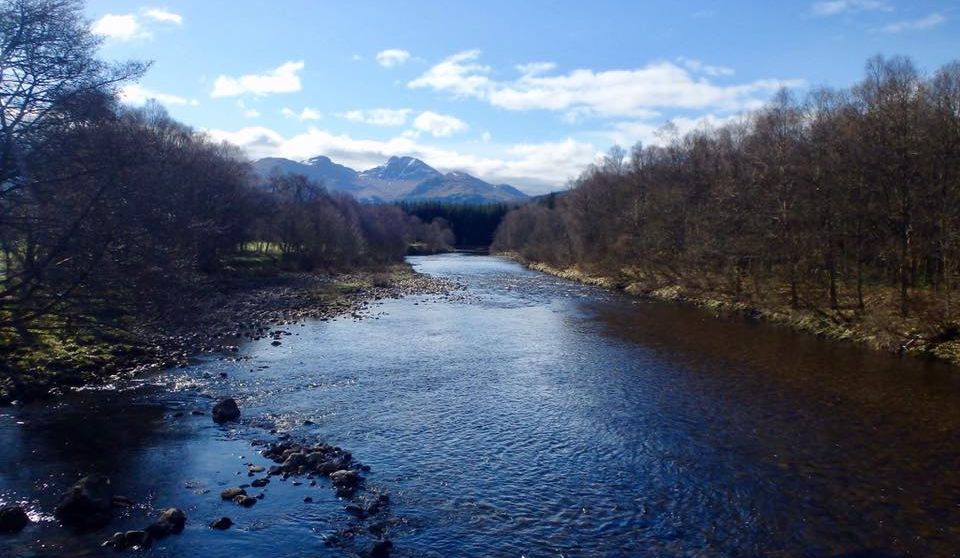 Stob Garbh and Cruach Ardrain from River Fillan