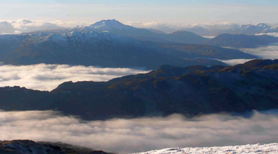 Ben Lomond from Ben Ledi in winter