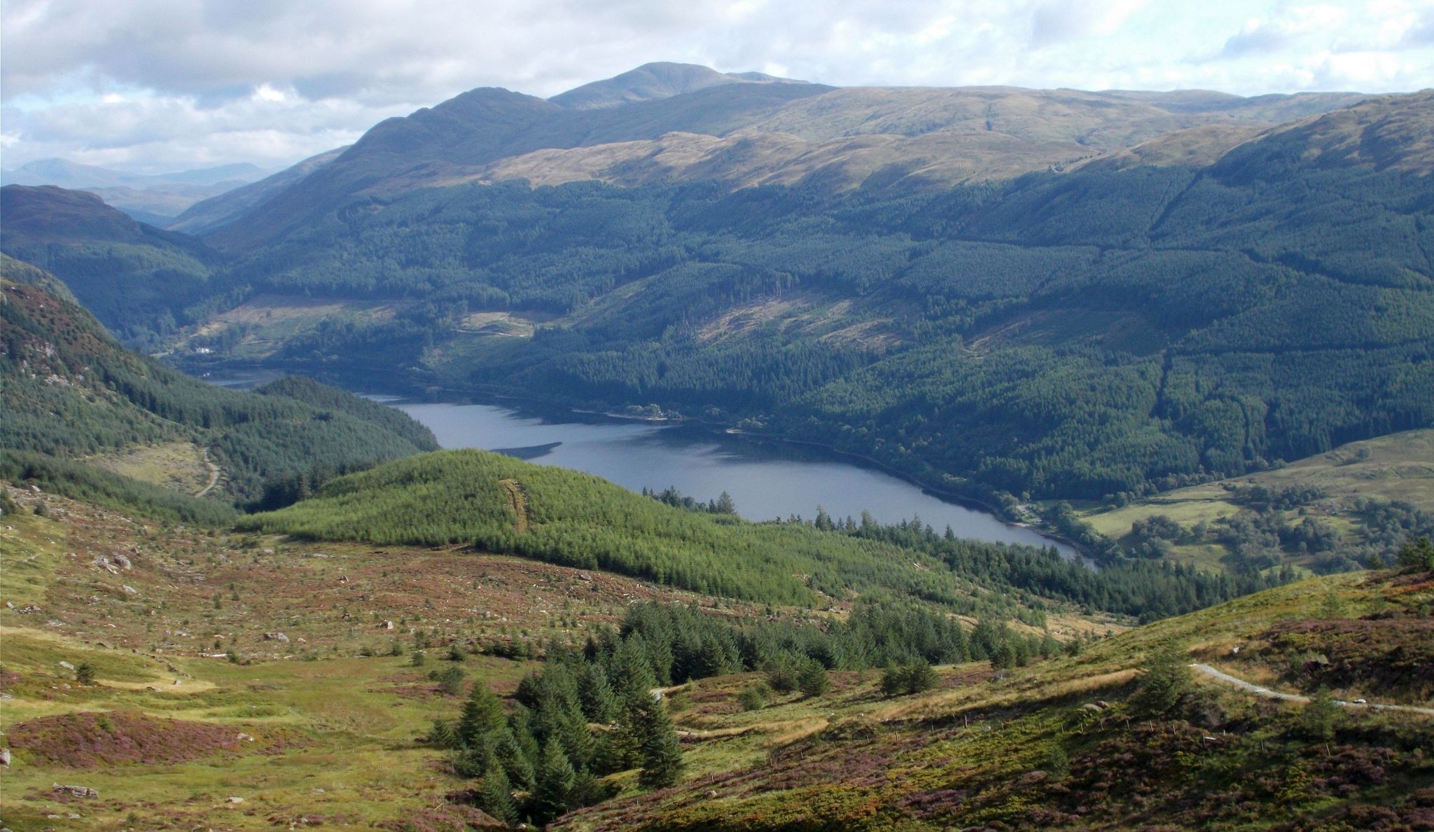 Beinn Each and Stuc a Chroin from Ben Ledi