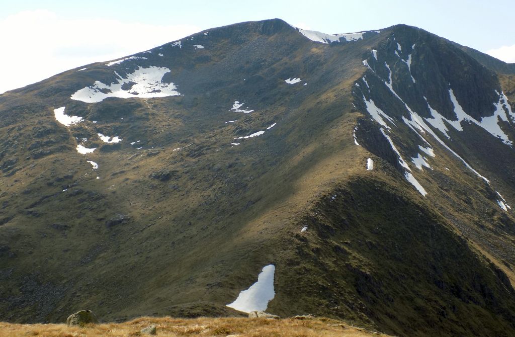 Ben Starav above ridge to Glas Bheinn Mhor