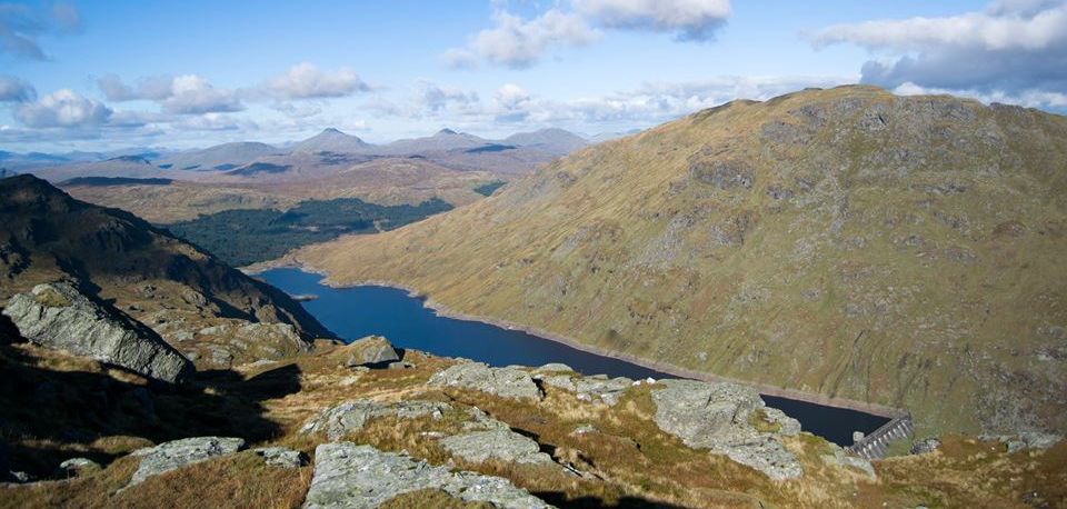 Ben Vorlich across Loch Sloy from Ben Vane