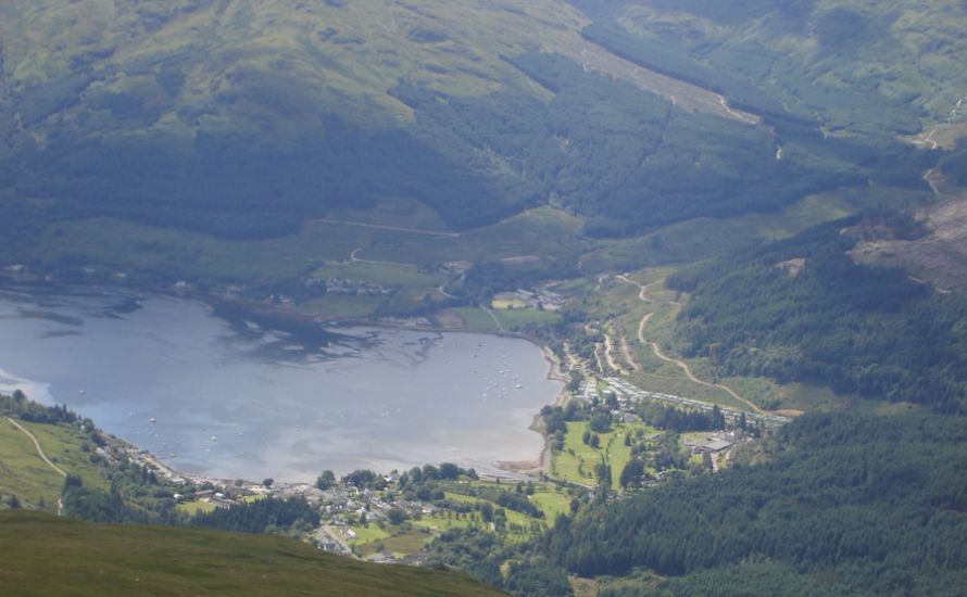 Loch Goil and Lochgoilhead from Ben Donich