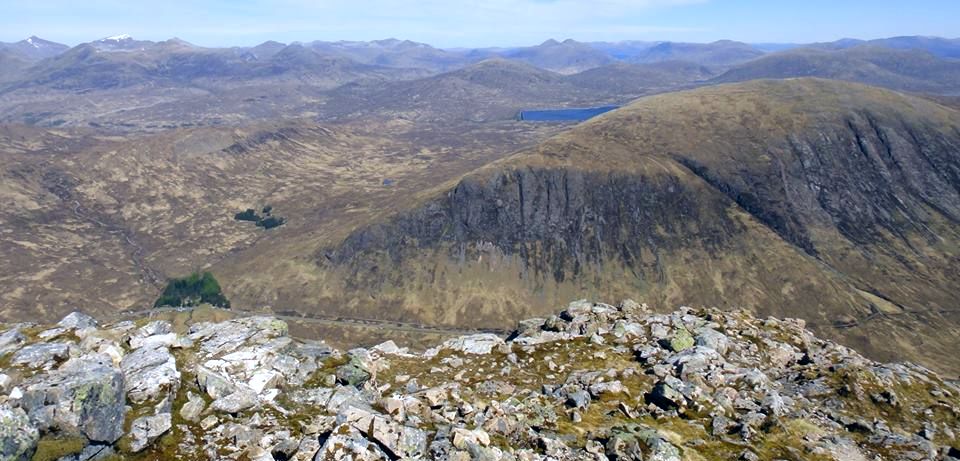 Beinn a Chrulaiste from Buachaille Etive Mor