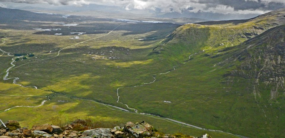 Rannoch Moor from Buachaille Etive Mor