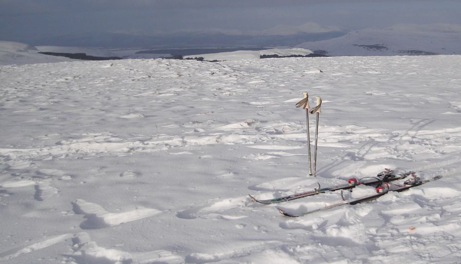 Fintry beneath the Campsie Fells