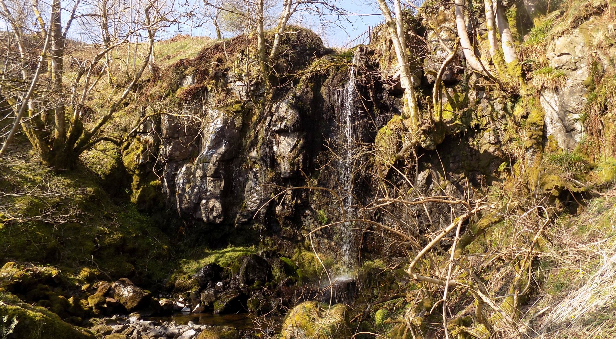 Waterfall above Allanhead