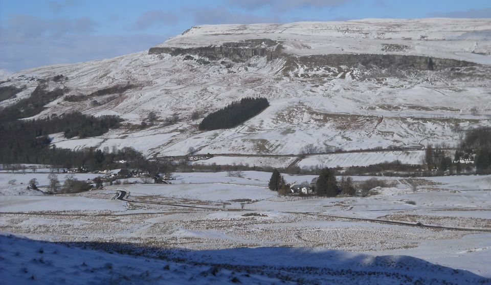 Stronend above Fintry Village from the Campsie Fells