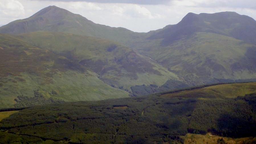 Ben Vorlich and Stuc a Chroin from Creag MacRanaich