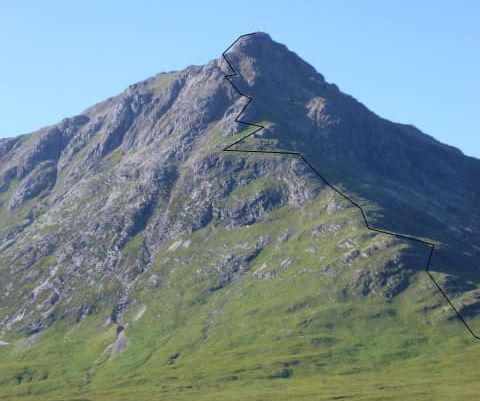 Rock route on Creise