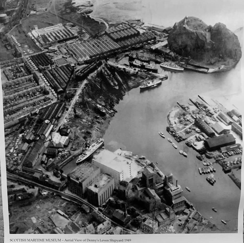 Old Photo of Dumbarton in 1949