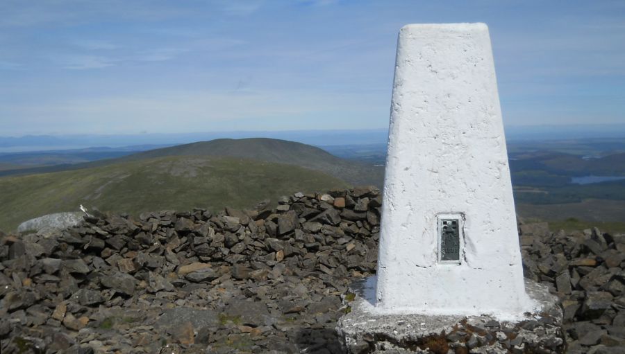 The Corbett Shalloch on Minnoch from the trig point on The Merrick