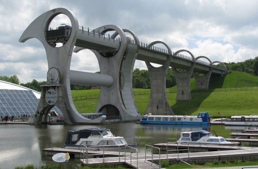 The Wheel on the Forth and Clyde Canal at Falkirk