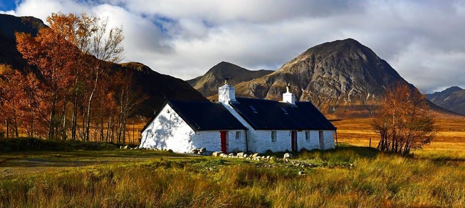 Black Rock Cottage and Buchaille Etive Mor in Glencoe