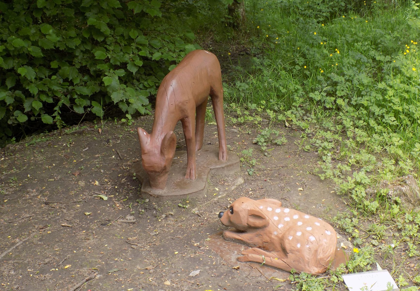 Animalas Wood Carving in Merkland Nature Park at Kirkintilloch