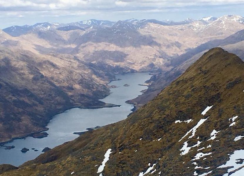 Loch Hourn from Ladhar Bheinn