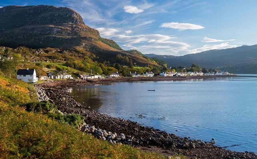 Shieldaig in NW Highlands of Scotland