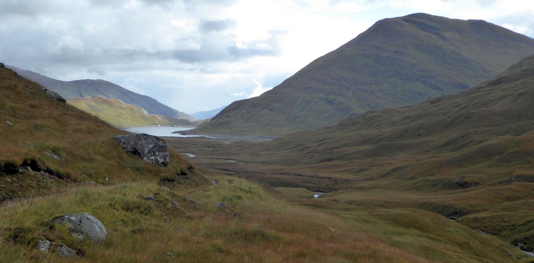 Beinn Fhionnlaidh above Loch Mullardoch