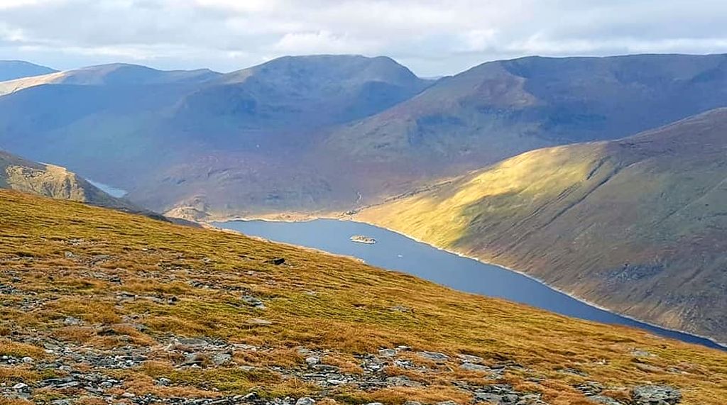 An Socath and An Riabhachan from Toll Creagach above Loch Mullardoch