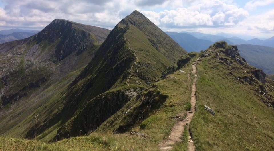 Devil's Ridge in The Mamores