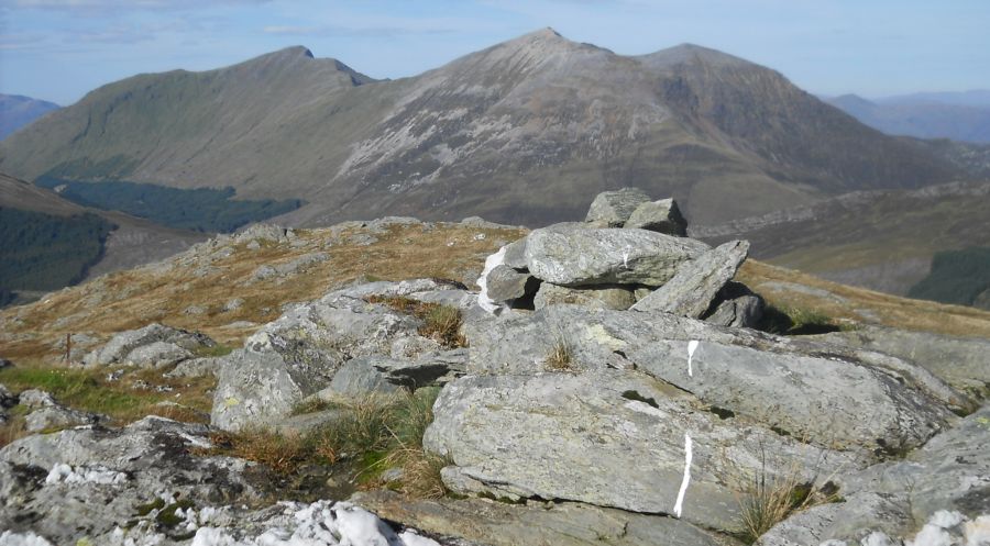 Beinn a' Bheithir from the summit of Meall Ligiche