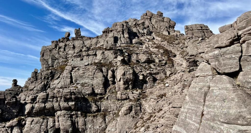 Stac Pollaidh in Wester Ross in the NW Highlands of Scotland