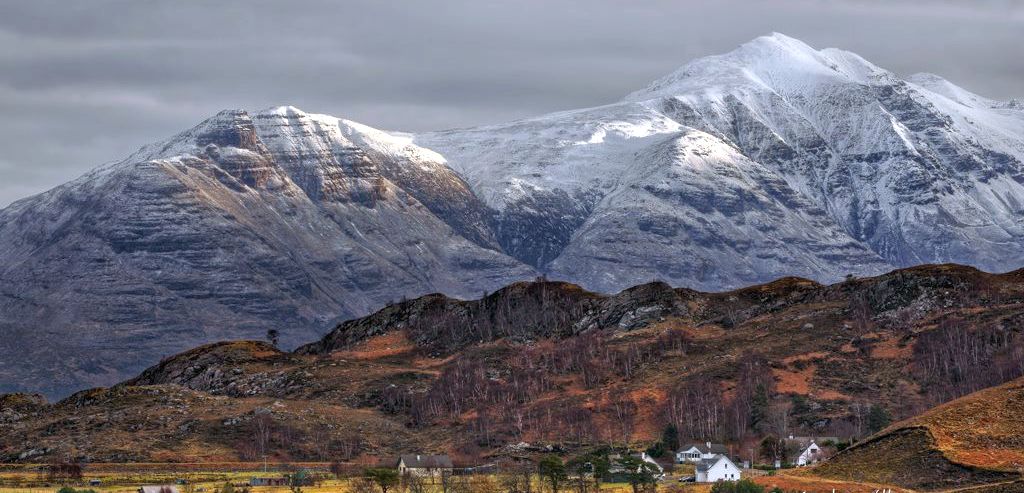 Sgorr a Chadail and Mullach an Rathain on Liathach