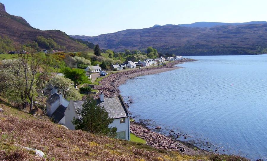 Shieldaig on North West Coast of Scotland