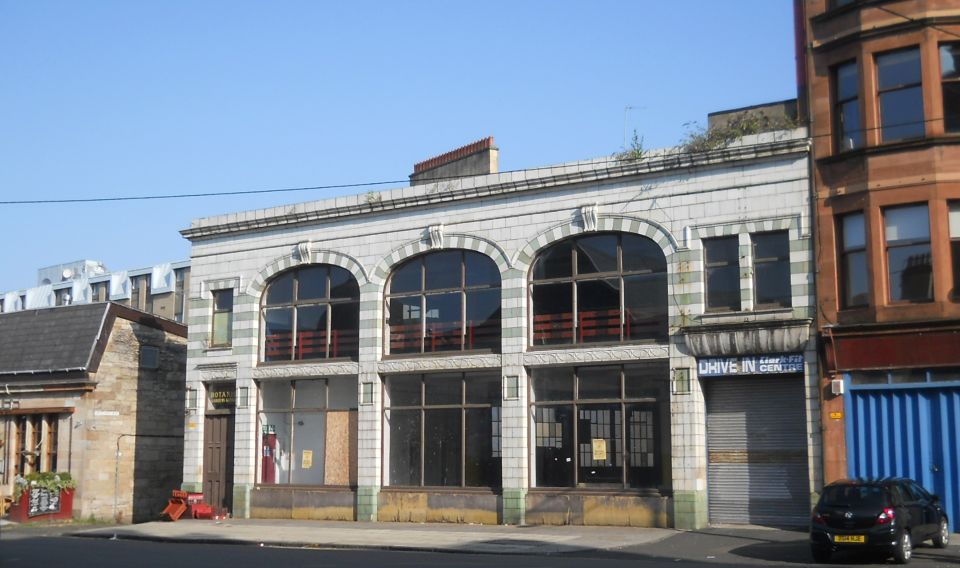 Botanic Gardens Garage off Byres Road in west of Glasgow