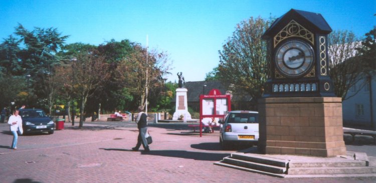 Clock Tower in Milngavie Town Centre