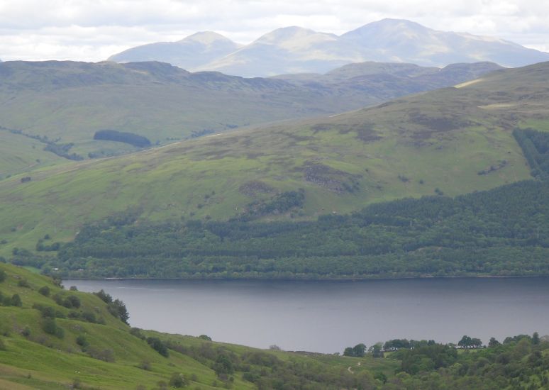 Ben Lawyers and Loch Earn from Ben Vorlich