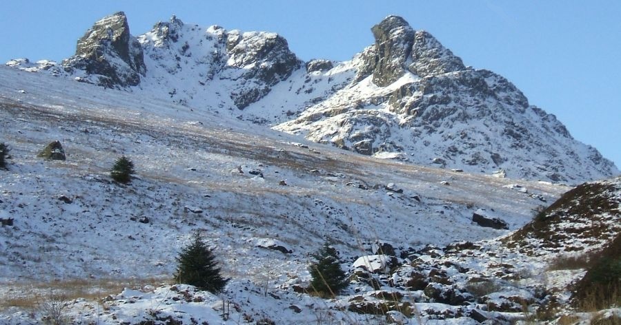 The Cobbler ( Ben Arthur ) in winter