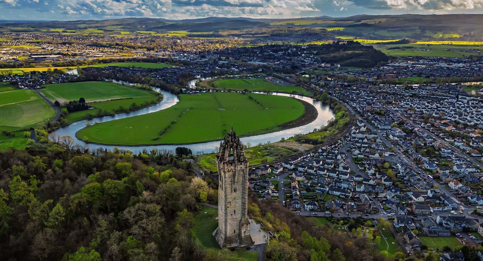 River Forth and Stirling from Wallace Monument