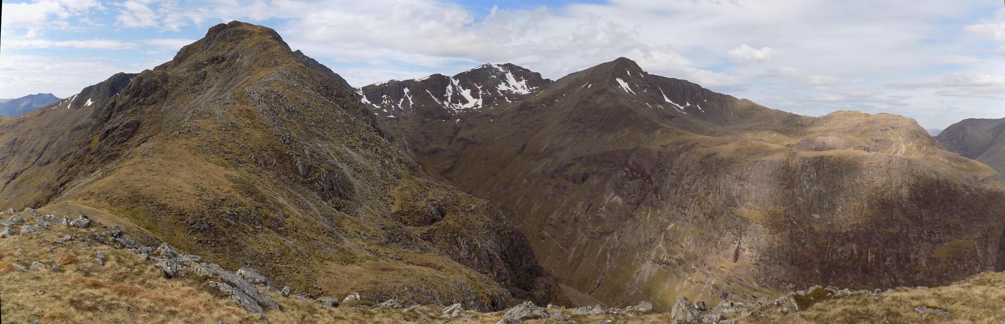 Beinn Fhada ridge, Bidean nam Bian and Stob Coire nan Lochan