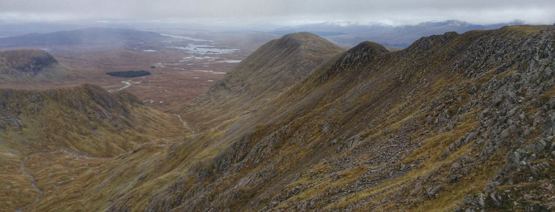 Aonach Eagach Ridge on Stob Ghabhar