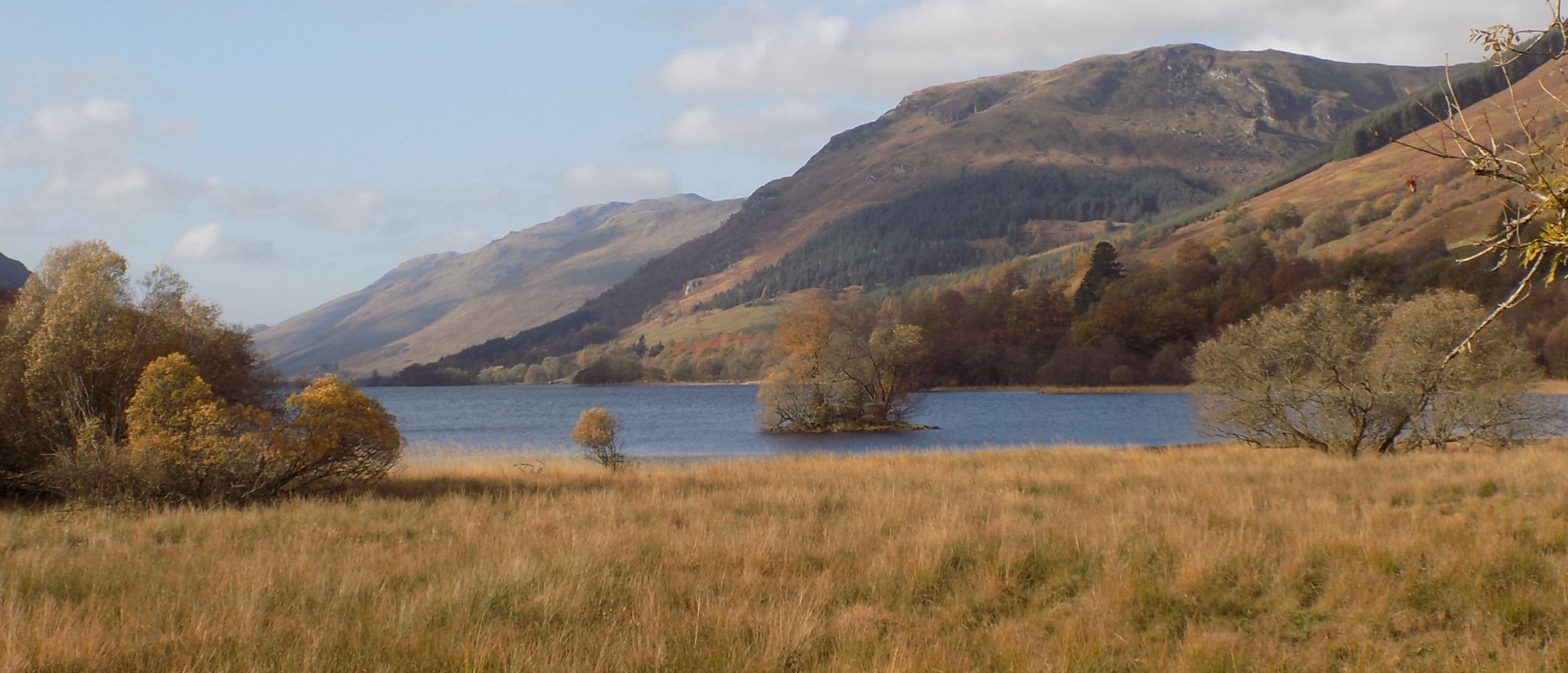 Hills above Loch Voil on approach to Balquhidder