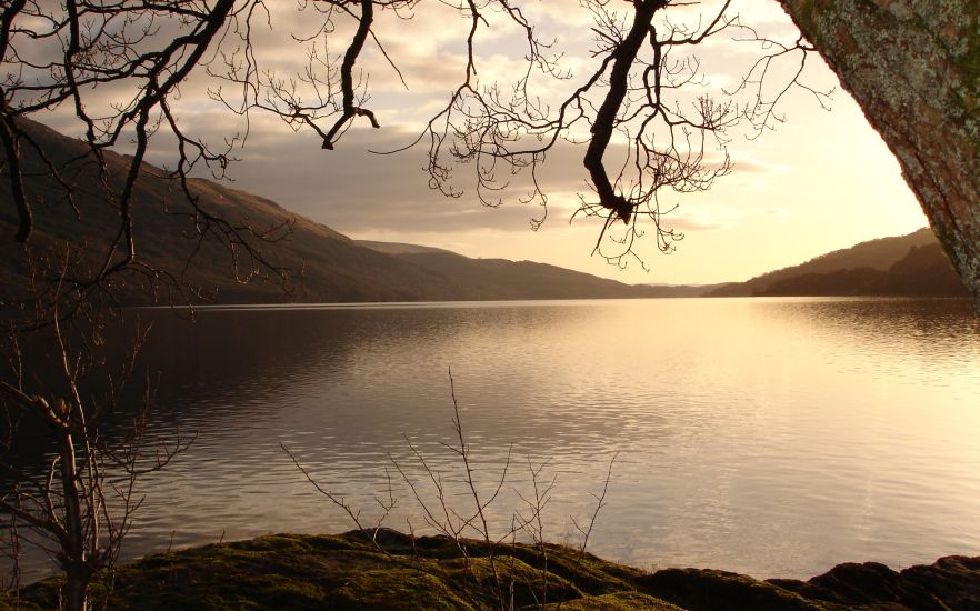 The West Highland Way - Sunset on Loch Lomond