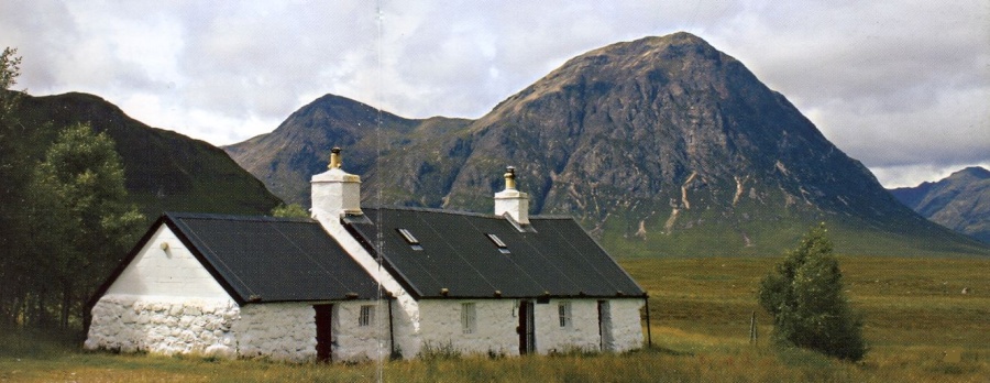 Black Rock Cottage and Buachaille Etive Mor in Glencoe