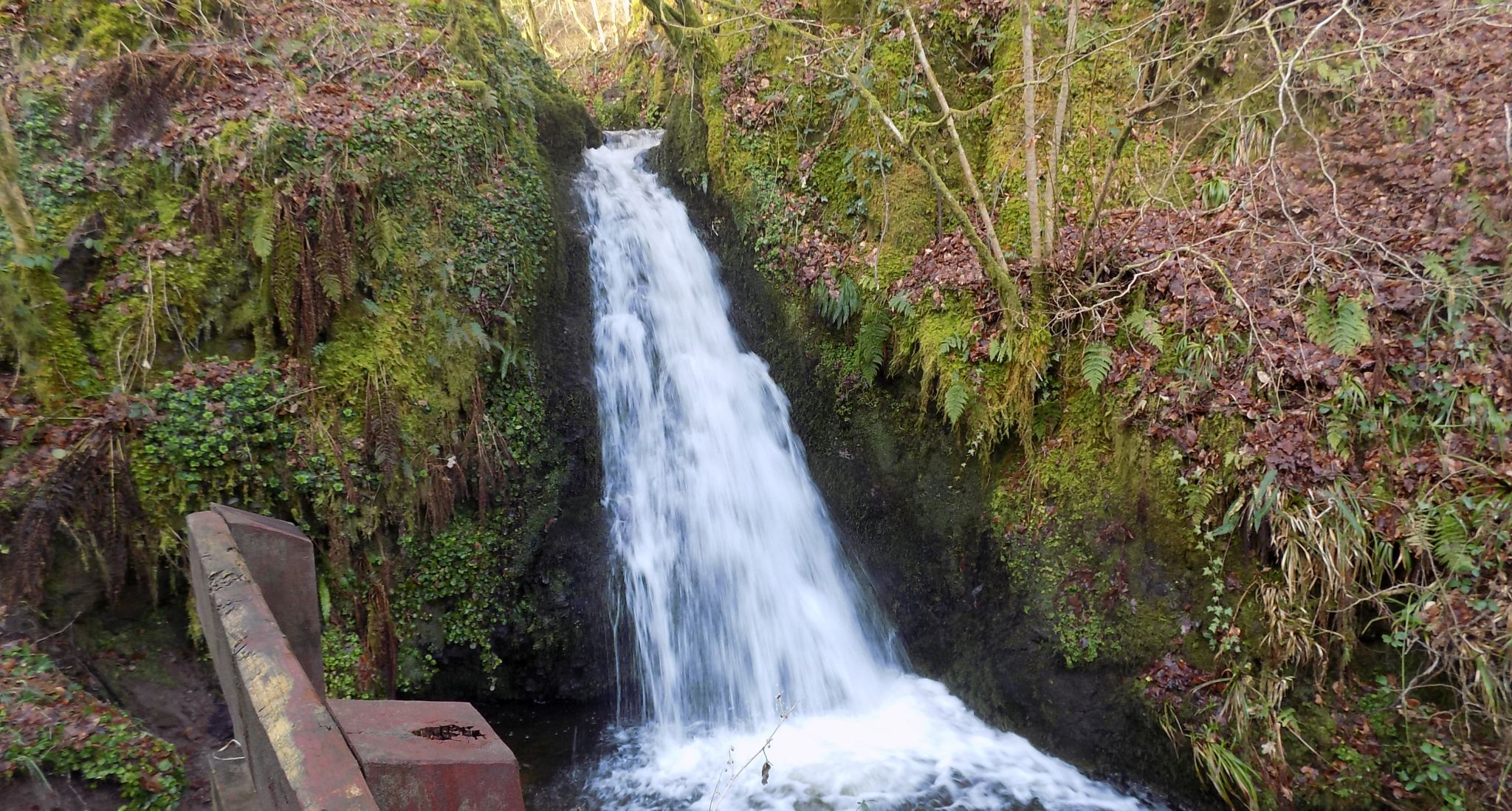 Waterfalls in Auchmountain Glen