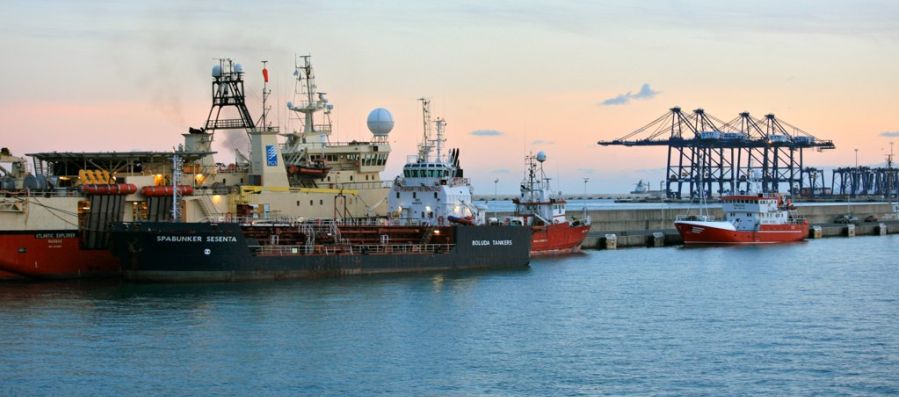 Port in Algeciras in Southern Spain