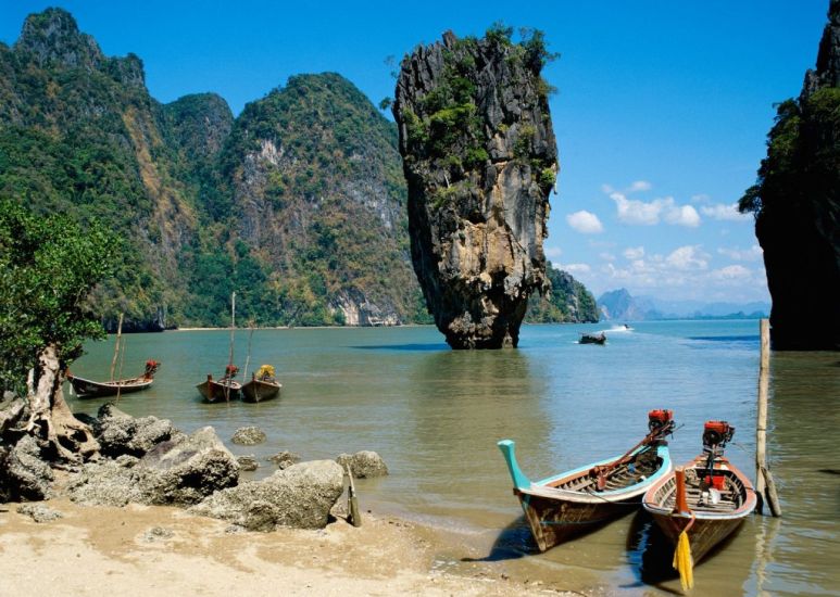 James Bond Island in Phang Nga Bay in Southern Thailand