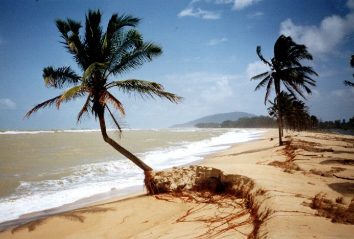 Beach at Narathiwat in Southern Thailand