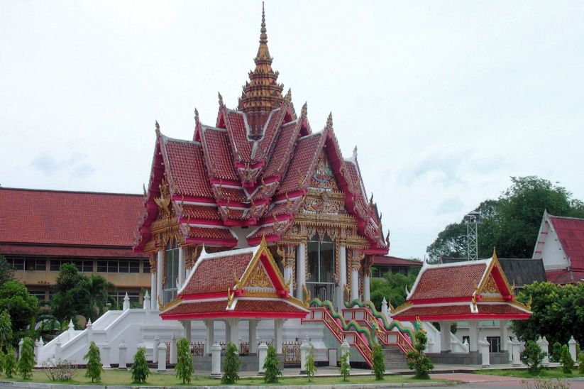 Wat Yai Nai in Hat Yai in Southern Thailand