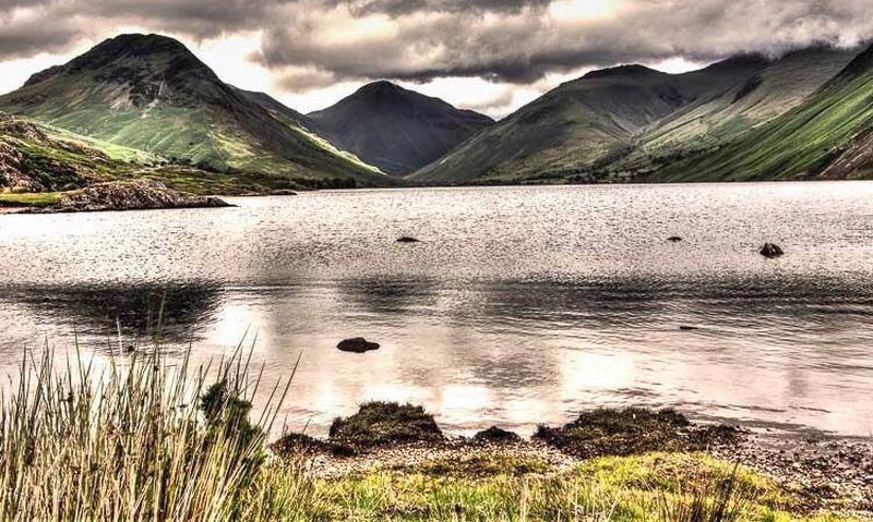 Wast Water in The Lake District of NW England