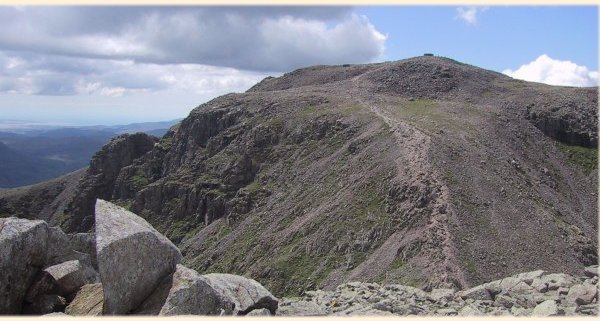 Scafell Pike - 978 metres - highest mountain in England