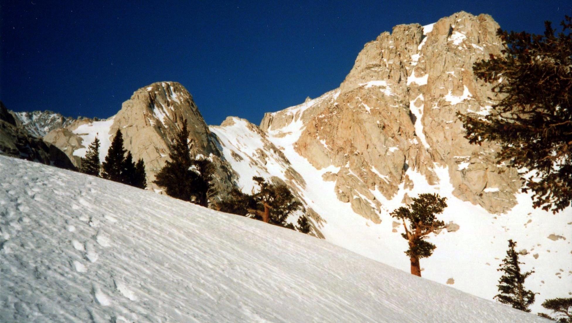 On springtime ascent of Mount Whitney