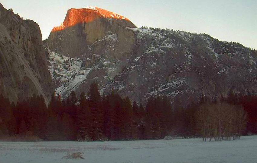 Half Dome in Yosemite Valley National Park in California