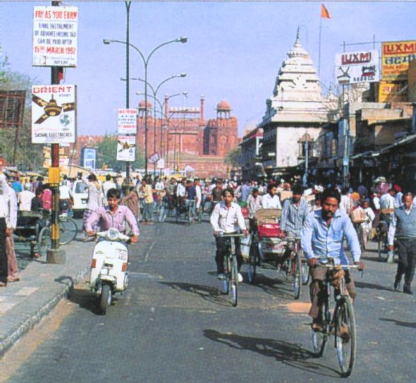 Chandni Chowk in Delhi